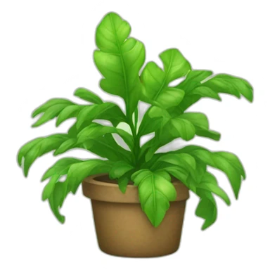 Une plante avec des pieds sticker