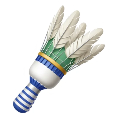 badminton shuttlecock sticker