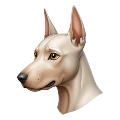 white doberman Y3 sticker