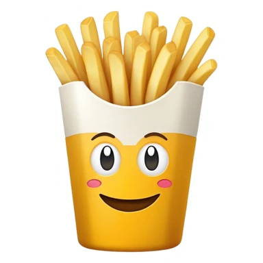French fry McDonald’s  sticker