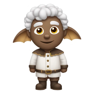 Papa chauve sur un moutons  sticker