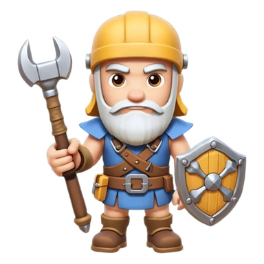 A Mechanic ''TOOL'' In A Clash Of Clans and medival Aesthetic  sticker