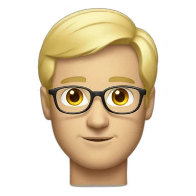 blonde guy with steve jobs jersey sticker