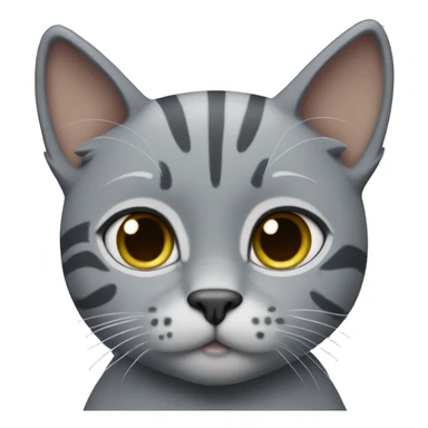 Gray cat with dodgers shirt sticker