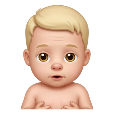 John pork as a baby sticker