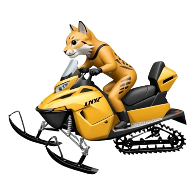 Lynx snowmoblie wheelies sticker