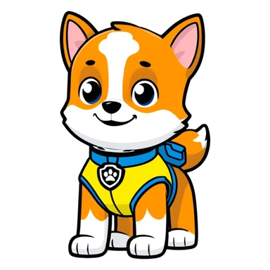 Paw patrol sticker