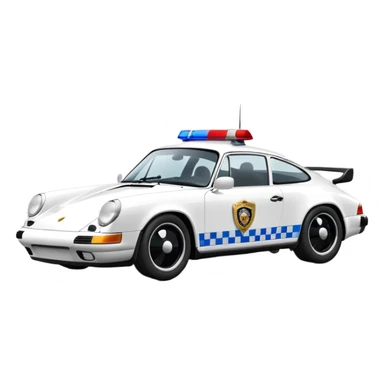 can u make an porsche 911, black and white for police sticker