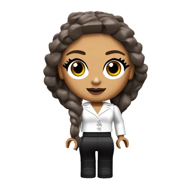 ARIANA GRANDE lego full body sticker