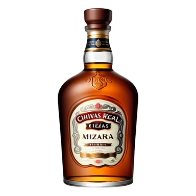 Chivas Regal Mizunara fat bottle, single bottle sticker
