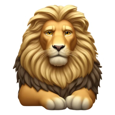Donald Trump riding a lion sticker