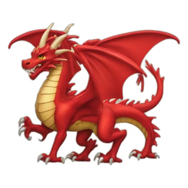 welsh dragon sticker