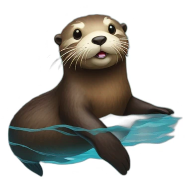 seaotter sticker