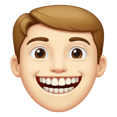 Hayes with missing bottom front tooth  sticker