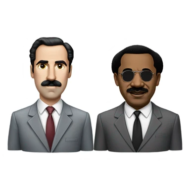 martin luther king jr with borat sticker