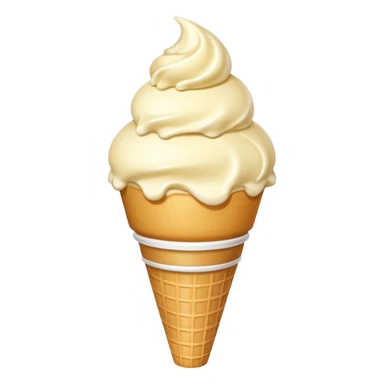 vanilla ice cream sticker