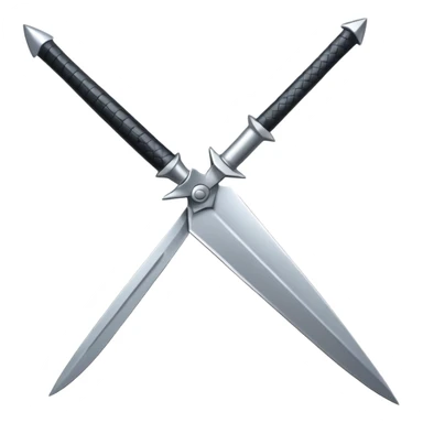 Naruto anime kunai sticker