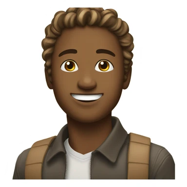 brown girl, white man happy moment in the sun sticker