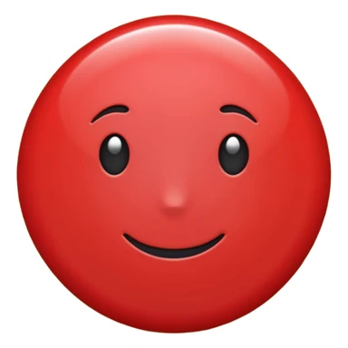 Red colour ok  simple emoji sticker