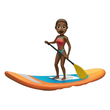 paddle boarding sticker