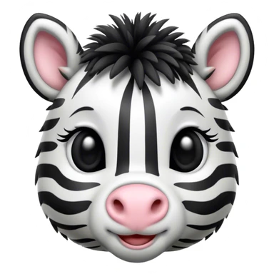 cute zebre sticker