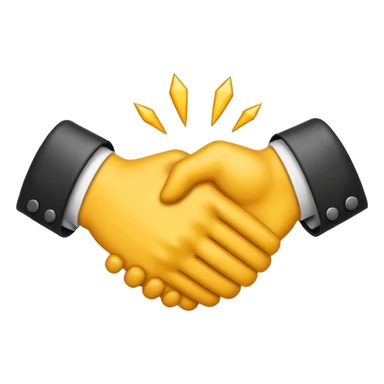 emoji of Handshake with a Slash sticker