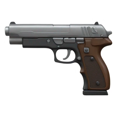 Pistol with extended mag sticker