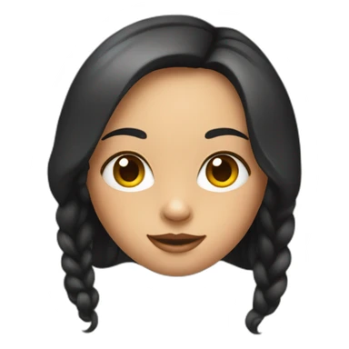 Fille noir oreille de chat sticker