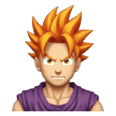 supersayan- Dragonball redhair sticker