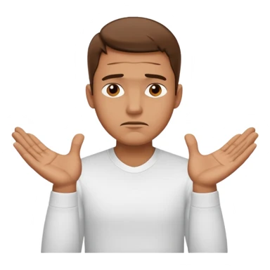 man say "NO" with his hands crosswise sticker