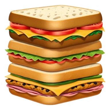 Menú de sandwiches sticker