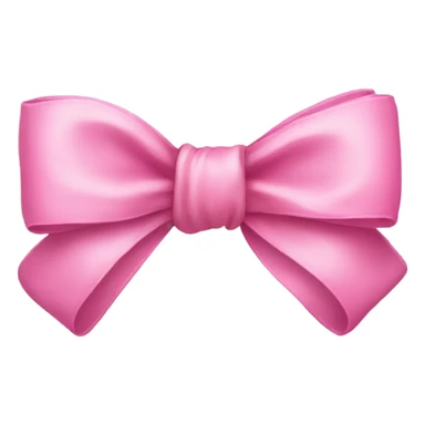 Pink bow sticker