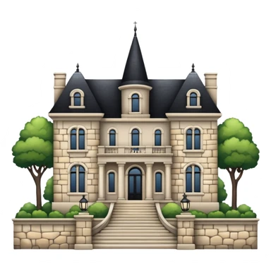 A mansion sticker