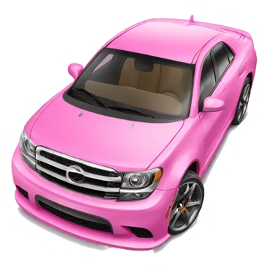 dream car wow pink sticker