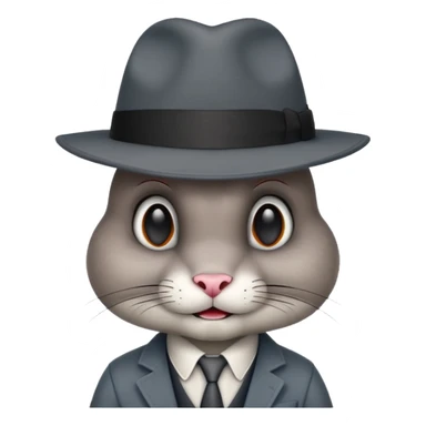 Rabbot gangster  sticker