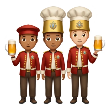 les rois du houblon? ILS SONT 3 GAR9ONS sticker