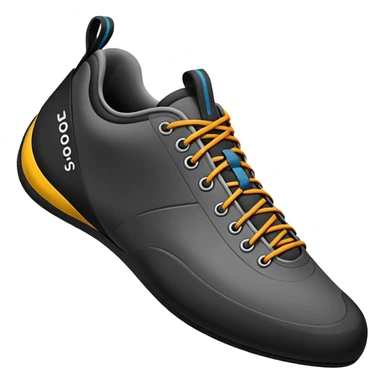climbing shoe for bouldering sticker