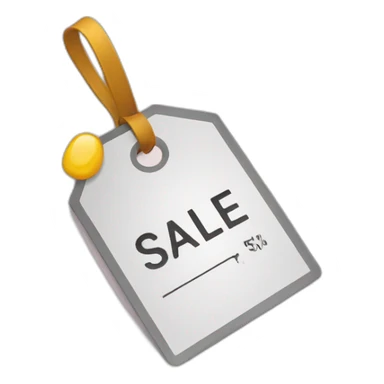 sale tag sticker