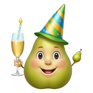 Birne die Party macht  sticker