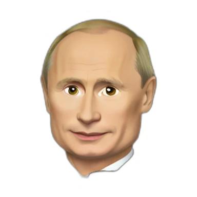 Vladimir Putin in car sticker