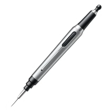 Tattoo needle with ink sticker