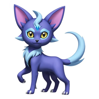 Luxray-Absol-Espeon-Dewott-fusion sticker