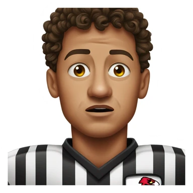 Patrick Mahomes crying to a referee  sticker