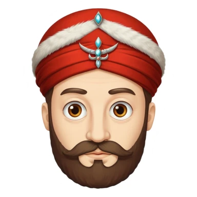 A turkish Sultan HE IS EXTREMELY INSANE AND CRAZY sticker