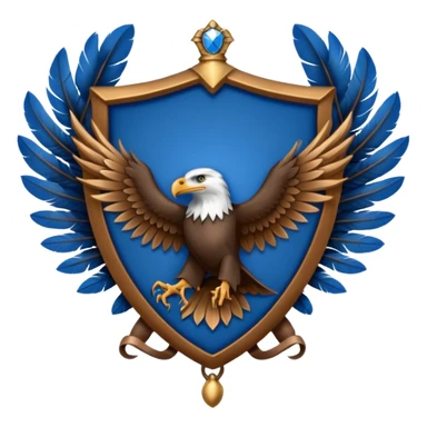 Hogwarts Ravenclaw crest Eagle sticker