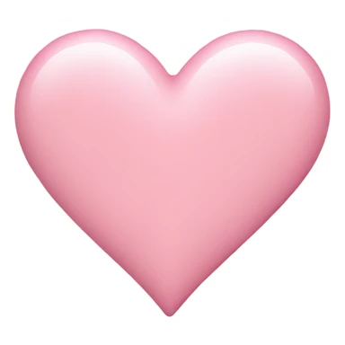 pastel pink heart sticker