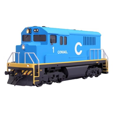 Conrail electric boxy locomotive sticker