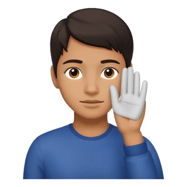 estas seguro preguntado  con mano en la cara de seguridad sticker