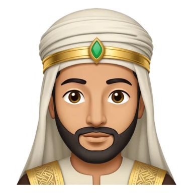 A arab man wearing a songkok or kopiah  sticker