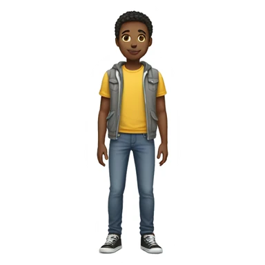 full length teenager sticker